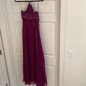Nicole Miller halter top evening gown. Size 5